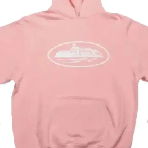 Corteiz Alcatraz Hoodie Baby Pink