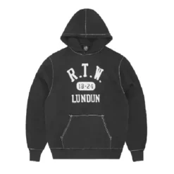 Corteiz RTW College Hoodie Black