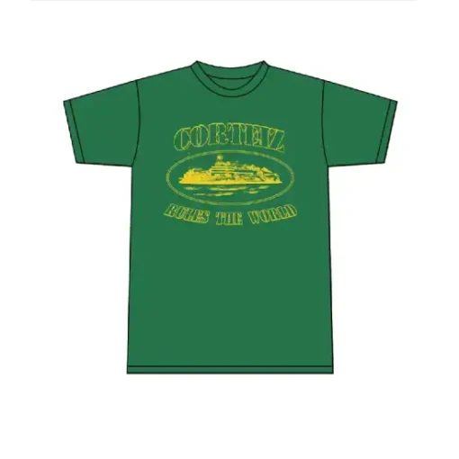 Corteiz-Alcatraz-T-Shirt-Forest-Green