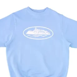 Corteiz Alcatraz Crewneck Sweatshirt Baby Blue