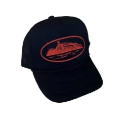 Corteiz-Alcatraz-Trucker-Hat-Black-Red