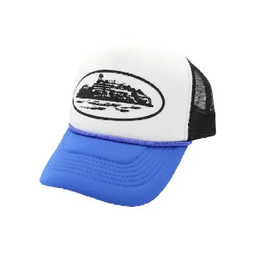 Corteiz-Alcatraz-Trucker-Hat-Black-Royal