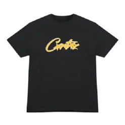 Corteiz-Allstarz-T-Shirt-Black-Yellow