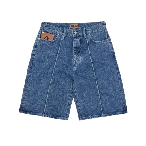 Corteiz-C-Star-Denim-Shorts-Faded-Blue