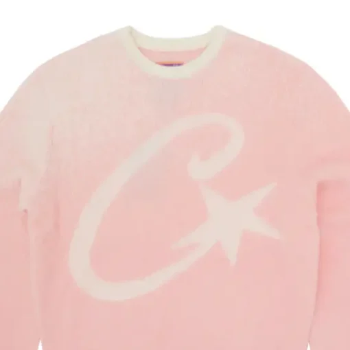 Corteiz C Star Gradient Sweatshirt Pink