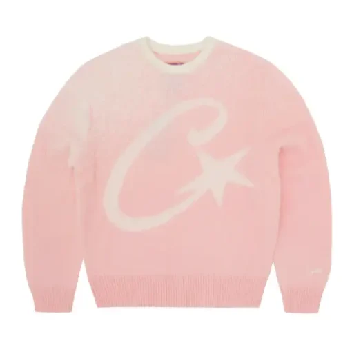 Corteiz C Star Gradient Sweatshirt Pink