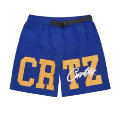 Corteiz-Crtz-Nylon-Shorts-Blue