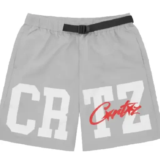 Corteiz-Crtz-Nylon-Shorts-Gray