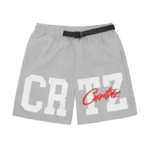 Corteiz-Crtz-Nylon-Shorts-Gray