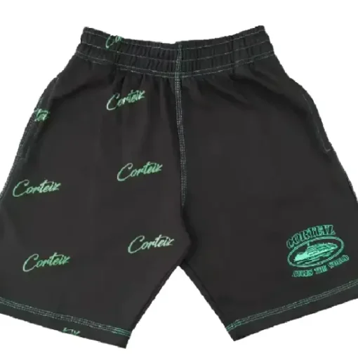 Corteiz-Division-20-Shorts-Green-Black