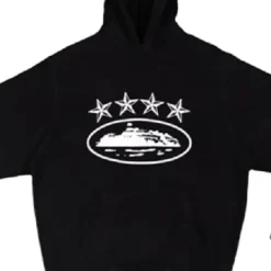 Corteiz 4Starz Alcatraz Hoodie Black